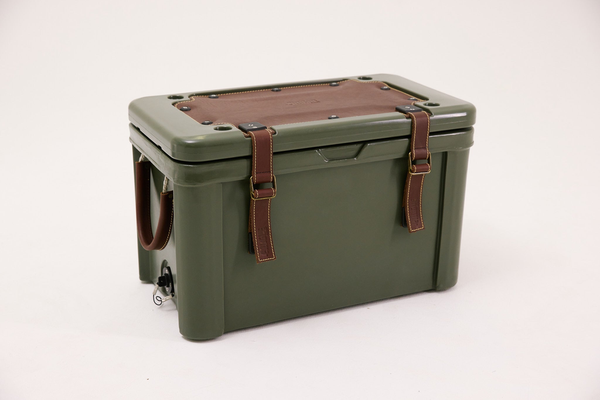 45L Rogue Ice Cooler with full leather top